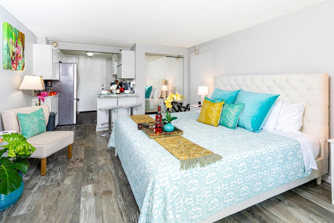 ホノルルBeautifully Upgraded Studio Close To Waikiki Beachアパートメント エクステリア 写真